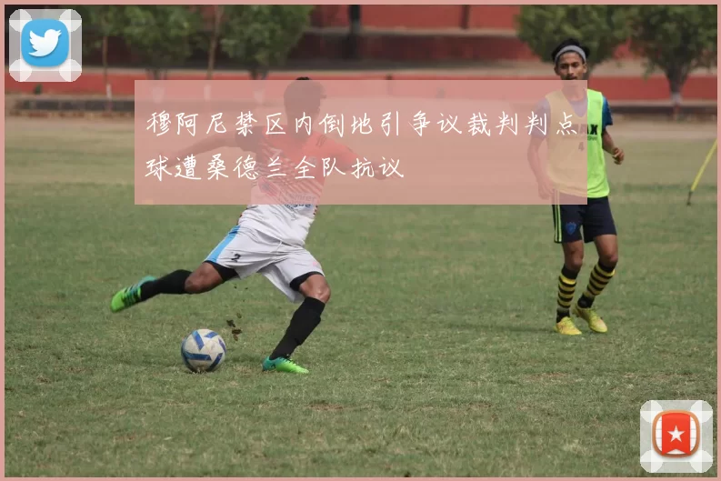 穆阿尼禁区内倒地引争议裁判判点球遭桑德兰全队抗议