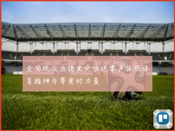 全场观众为德里受伤送掌声体现体育精神与尊重的力量